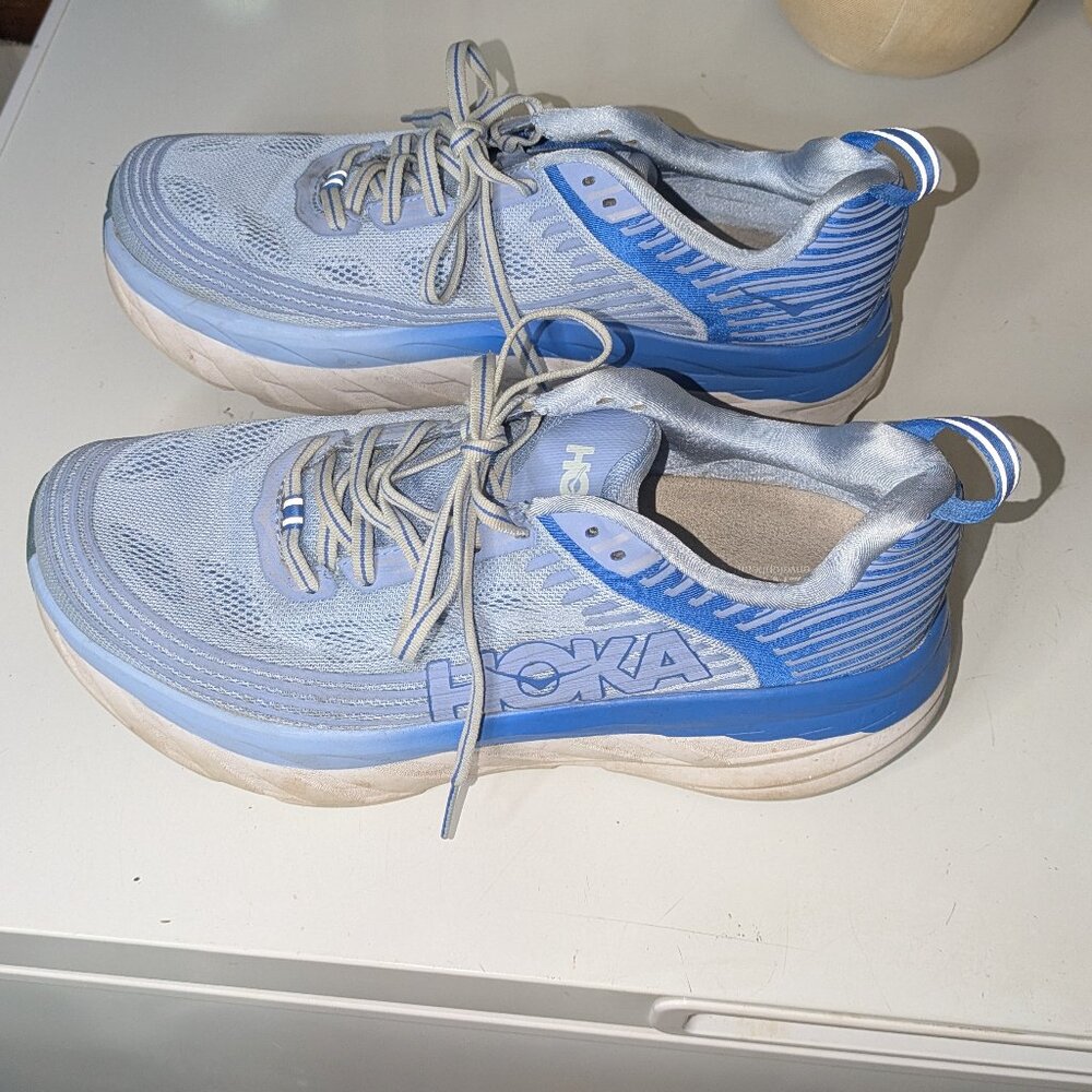 Women Size 10.5 - Hoka One One Bondi 6 Blue - 1019270-SPCB